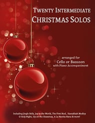 20 Intermediate Christmas Solos Cello/Bassoon and Piano cover Thumbnail